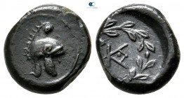 Sicily. Tauromenion. Campanian mercenaries 354-344 BC. Onkia Æ