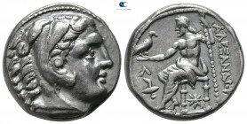 Kings of Macedon. Amphipolis. Kassander 306-297 BC. In the name and types of Alexander III. Struck circa 307-297 BC. Tetradrachm AR