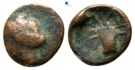 Kings of Thrace. Odrysian. Uncertain king AΔ circa 405-340 BC. Bronze Æ