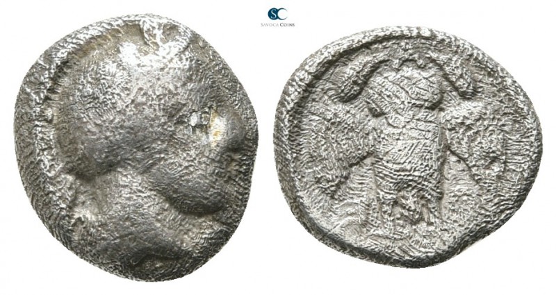 Attica. Athens circa 454-404 BC. 
Trihemiobol AR

10 mm., 0,89 g.

Head of ...
