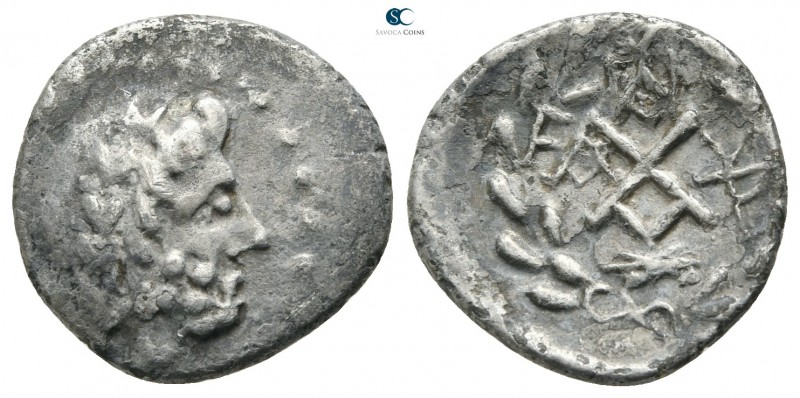 Achaia. Elis. Achaian League circa 50 BC. 
Hemidrachm AR

16 mm., 1,96 g.

...