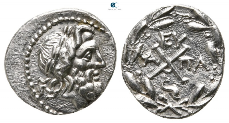 Achaia. Patrae. Achaian League circa 86 BC. 
Triobol-Hemidrachm AR

17 mm., 2...