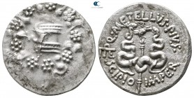 Mysia. Pergamon 49-48 BC. Q. Caecilius Metellus Pius Scipio, Imperator and Proconsul. Cistophoric Tetradrachm AR