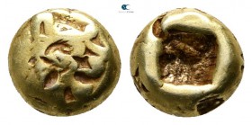 Kings of Lydia. Sardeis. Time of Alyattes to Kroisos circa 620-539 BC. 1/12 Stater EL or Hemihekte