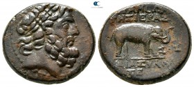Seleucis and Pieria. Apameia circa 100-0 BC. Dated SE 237=77/6 BC. Bronze Æ