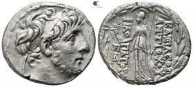Seleukid Kingdom. Antioch. Antiochos IX Eusebes Philopator (Kyzikenos) 114-95 BC. 1st reign at Antioch, circa 113-112 BC. Tetradrachm AR