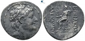 Seleukid Kingdom. Antioch on the Orontes. Alexander II Zabinas 128-123 BC. Tetradrachm AR