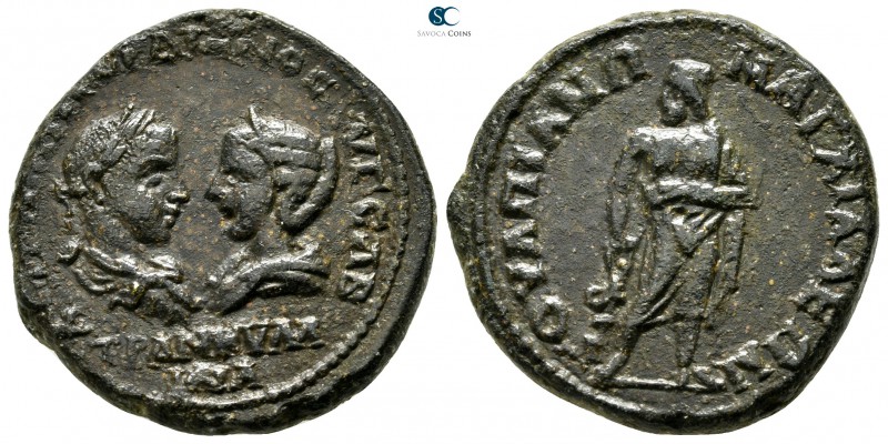 Thrace. Anchialos. Gordian III, with Tranquillina AD 238-244. 
Bronze Æ

25 m...