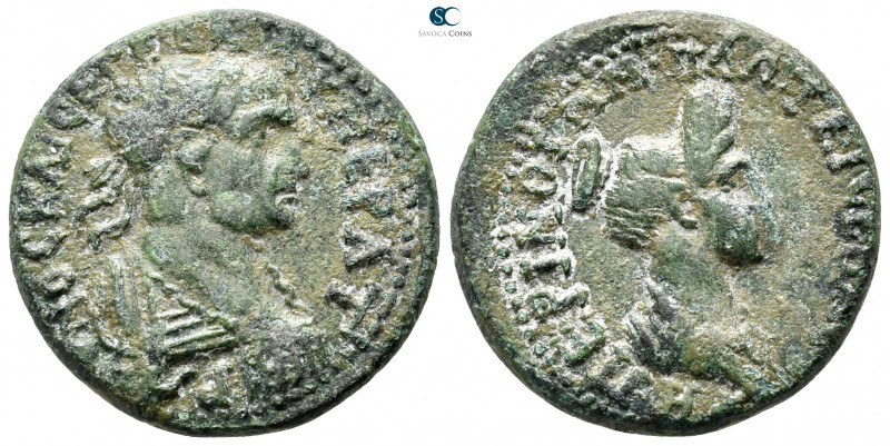 Thrace. Perinthos. Trajan and Plotina AD 98-117. 
Bronze Æ

24 mm., 9,49 g.
...