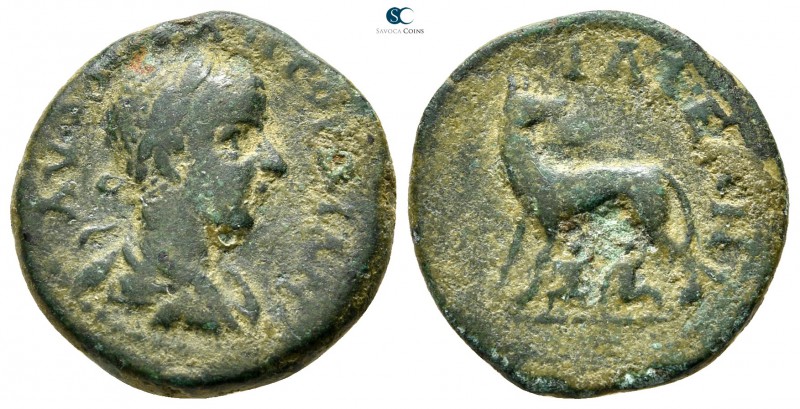 Troas. Ilion . Gordian III AD 238-244. 
Bronze Æ

19 mm., 4,77 g.

AVT K M ...