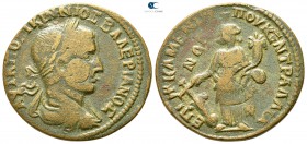 Lydia. Tralleis. Valerian I AD 253-260. ΚΛ. ΜΕΝΙΠΠΟΣ ΚΕΝ. ΓΡΑΜΜΑΤΕΥΣ (Kl. Menippos Ken., grammateus). Bronze Æ
