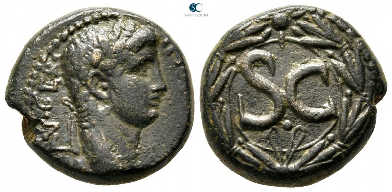 Seleucis and Pieria. Antioch. Claudius AD 41-54. 
Bronze Æ

20 mm., 9,21 g.
...