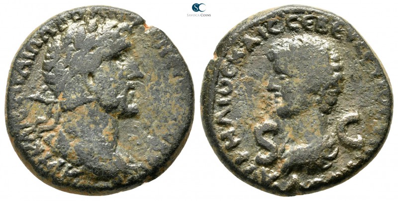 Seleucis and Pieria. Antioch. Antoninus Pius with Marcus Aurelius, as Caesar AD ...