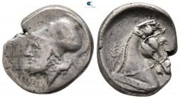 Anonymous 300-280 BC. Neapolis. Didrachm AR
