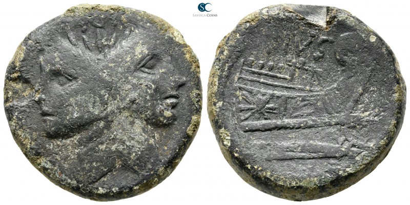 Sextus Pompey Magnus 43-36 BC. Sicily
As Æ

28 mm., 22,23 g.

[MAGN] ,aurea...