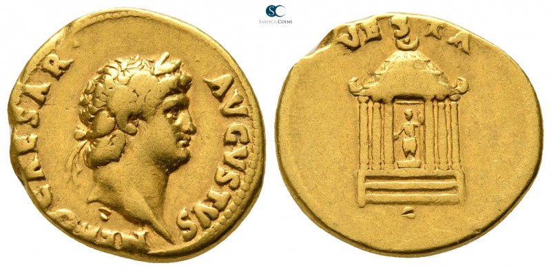 Nero AD 54-68. Rome
Aureus AV

19 mm., 7,15 g.

NERO CAESAR AVGVSTVS, laure...