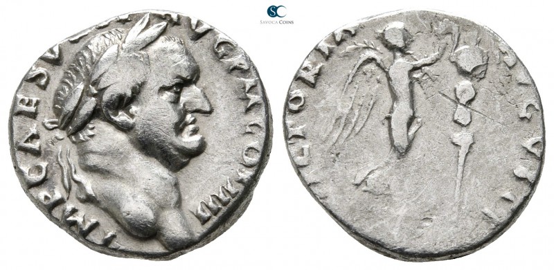 Vespasian AD 69-79. Antioch
Denarius AR

17 mm., 3,25 g.

IMP CAES VESP AVG...
