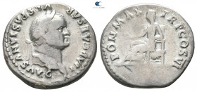 Vespasian AD 69-79. Rome. Denarius AR