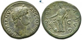 Hadrian AD 117-138. Rome. Sestertius Æ