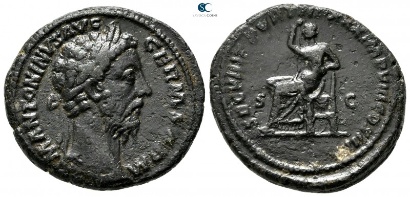 Marcus Aurelius AD 161-180. Struck AD 175-176. Rome
As Æ

27 mm., 9,86 g.

...