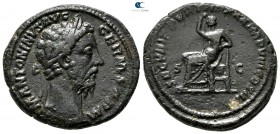 Marcus Aurelius AD 161-180. Struck AD 175-176. Rome. As Æ