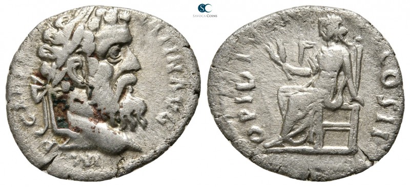 Pertinax AD 193-193. Rome
Denarius AR

18 mm., 2,01 g.

IMP C[ES P HELV PE]...