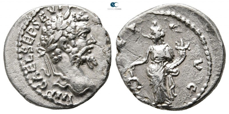 Septimius Severus AD 193-211. Emesa
Denarius AR

16 mm., 2,21 g.

IMP CAE L...