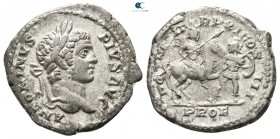 Caracalla AD 198-217. Struck AD 208, in commemoration of departure of Septimius Severus and Caracalla from Rome, for their campaign in Britain. Rome. ...