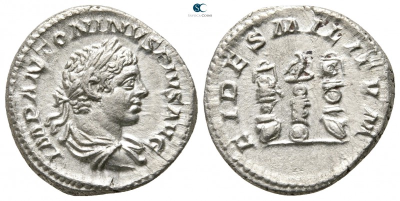 Elagabalus AD 218-222. Struck AD 220-222. Rome
Denarius AR

19 mm., 3,31 g.
...