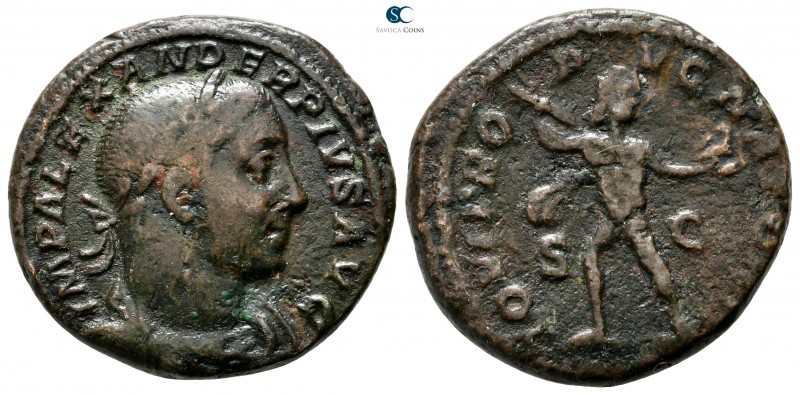 Severus Alexander AD 222-235. Rome
As Æ

24 mm., 9,03 g.

IMP ALEXANDER PIV...