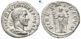 Maximinus I Thrax AD 235-238. Struck AD 235-236. Rome. Denarius AR
