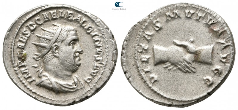 Balbinus AD 238. Rome
Antoninianus AR

23 mm., 4,95 g.

IMP CAES D CAEL BAL...