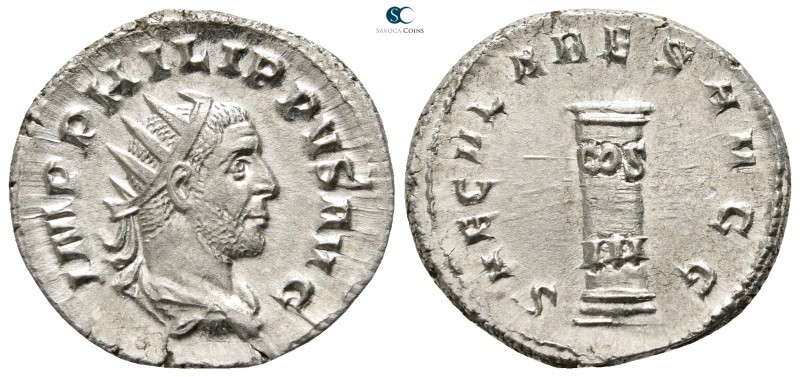 Philip I Arab AD 244-249. Commemorating the millennial games, AD 249. Rome
Anto...