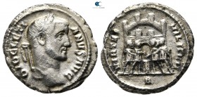 Diocletian AD 284-305. Rome. Argenteus AR