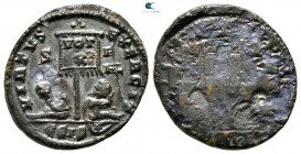 Uncertain emperor circa AD 308-340. It could be attributed to Constantine II, as Caesar (AD 317-337). Siscia. Follis Æ
