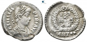 Valens AD 364-378. Struck AD 367-375. Antioch. Siliqua AR