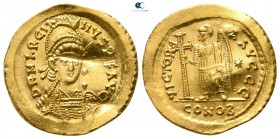 Marcian AD 450-457. Constantinople. Solidus AV