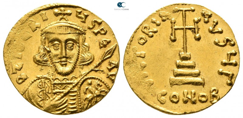 Tiberius III (Apsimar) AD 698-705. Constantinople. 3rd officina
Solidus AV

1...