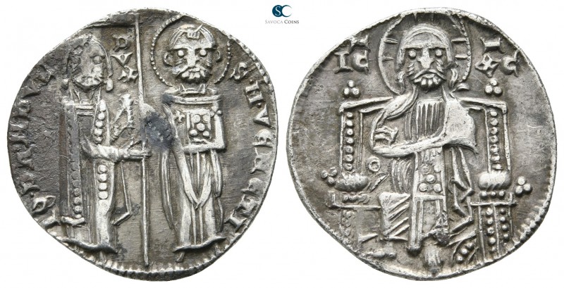 Giovanni Dandolo AD 1280-1289. Venice
Grosso AR

20 mm., 2,11 g.

Christ se...