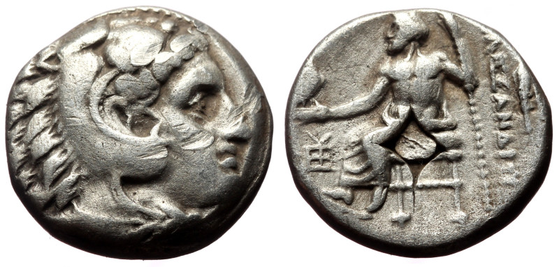 Drachm AR
Kings of Macedon, Alexander III, Sardes, c. 334-323 BC, Head of Herakl...