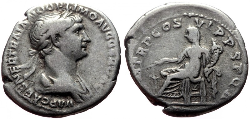 Denarius AR
Trajan (98-117), Rome, 112-117 AD, MP CAES NER TRAIANO OPTIMO AVG GE...