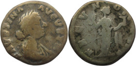 Denarius AR Diva Faustina Senior (Died 140/1), Rome