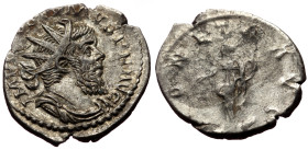 Antoninianus AR
Postumus (260-269), IMP C POSTVMVS P F AVG, Radiate, draped and cuirassed bust r. / MONETA AVG. Moneta standing l., holding scales and...