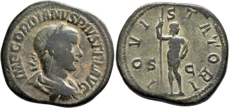 Sestertius Æ
Gordian III, 238-244, orichalcum, Rome, 241-243, IMP GORDIANVS PIVS...