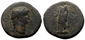 Bronze Æ
Phrygia, Prymnessos, Nero, Klaudios Mithridates magistrate, AD 63-68, ΝΕΡΩΝΑ ΚΑΙΣΑΡΑ ΠΡΥΜΝΗΣΣΕΙΣ. Laureate head r./ ΕΠΙ ΚΛΑΥΔΙΟΥ ΜΙΘΡΙΔΑΤΟΥ. ...