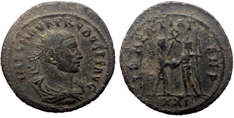 Antoninianus AE
Probus (276-282), uncertain mint, Bust of Probus, draped and cui...