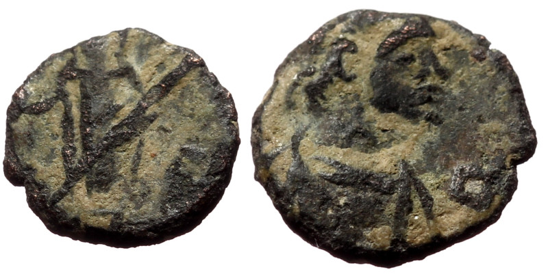 Minimus Æ
Leo I AE Minimus, Uncertain mint, 457-474, [D N LE]O, pearl-diademed, ...