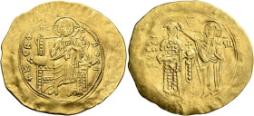 Hyperpyron AV
John II Comnenus (1118-1143), Constantinopolis, Constantinopolis, 1137-1143. +ΚЄ ROHΘЄI / IC - XC Christ, nimbate, seated facing on squa...