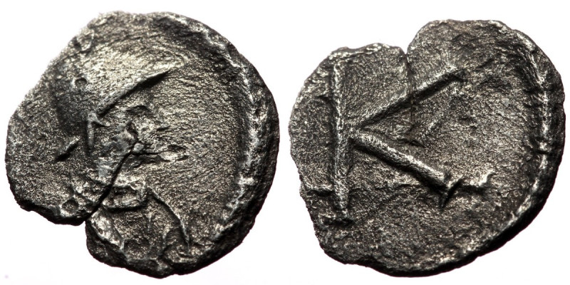 Half Siliqua AR
Anonymous, 6th century. Half Siliqua (?) , Constantinopolis, Hel...