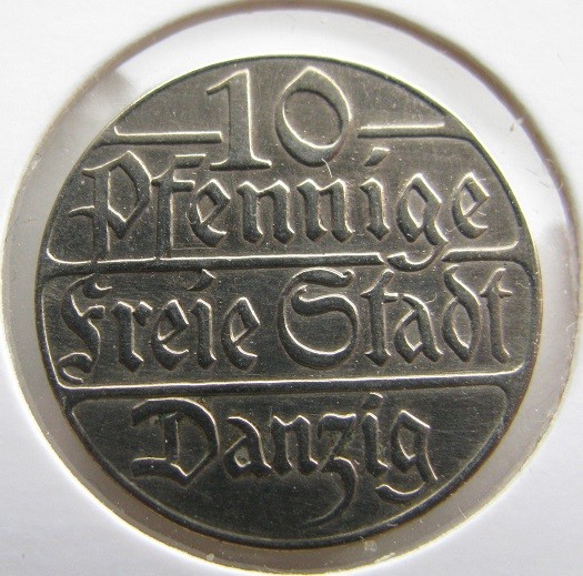 10 Pfennig
Freie Stadt Danzig, 1923
21 mm, 4 g
KM# 143